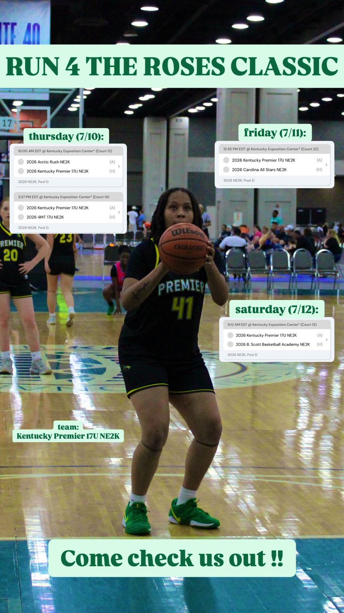 7 days til me and my KYP NE2K team will be at #Run4Roses Classic next week. Come check us out !!