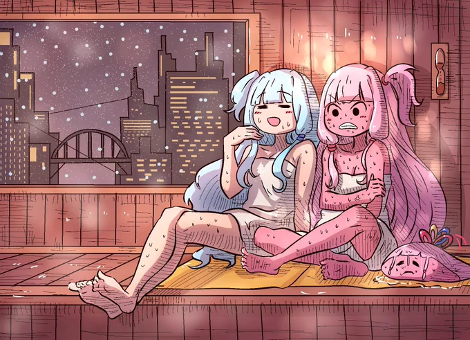 過去絵 去年7月の背景イラスト