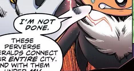 valentinecooki's tweet image. Shadow’s chest fluff and fangs in the Eggperial City story for IDW is just PERFECT like omg he’s gorgeous 💕💕💕💕💕💕💕 LOOK AT HOW FLUFFY IT IS AND HIS FANGSSSSSSSS 💕💕💕💕💕💕