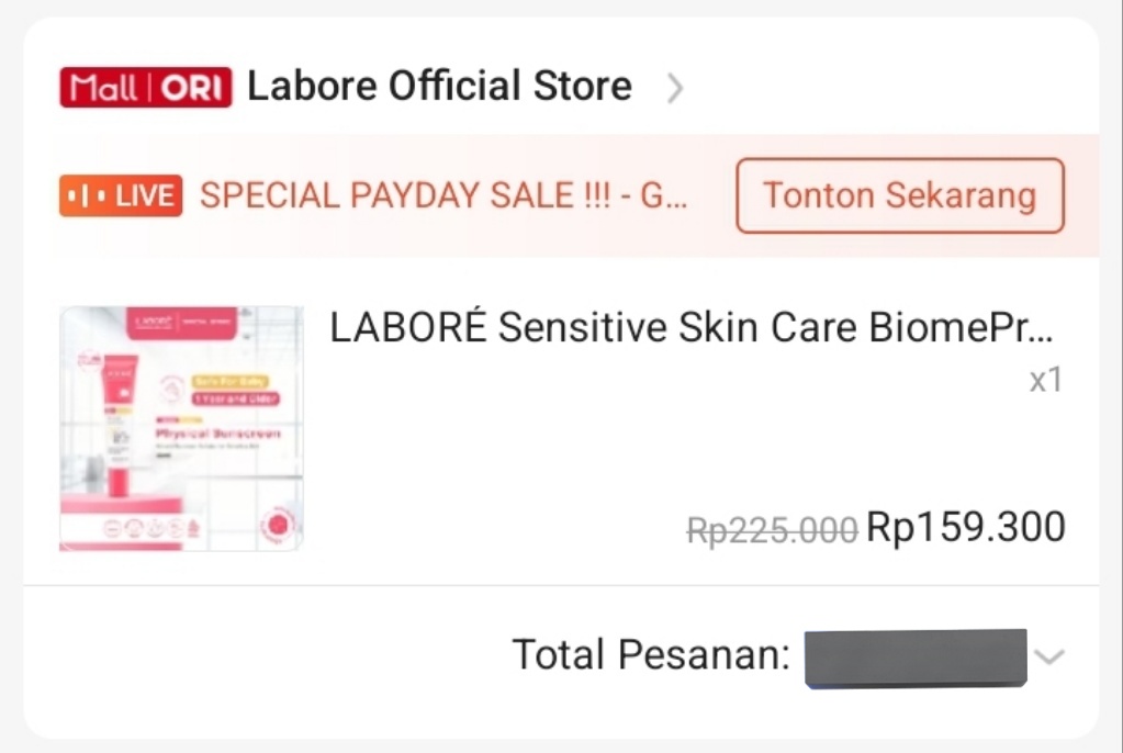 jokidisiniui's tweet photo. @keyflash_ yuk kaa sunscreen labore 30ml masih segel ku jual 110k incl all + bonus pl ss yang 10ml nya sisa 50% (bisa nego ya) https://t.co/3JZLOCalEL