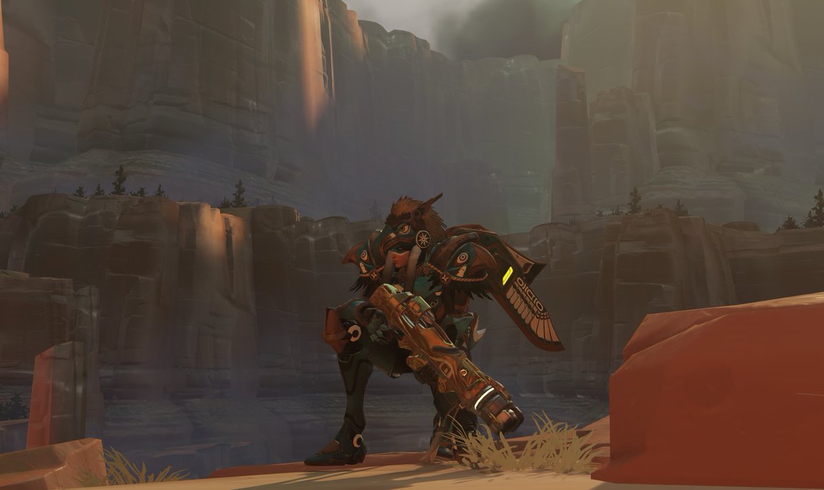 toxifix's tweet image. raindancer pharah 🌧🪶 i hope we get a hero from a US tribe someday..