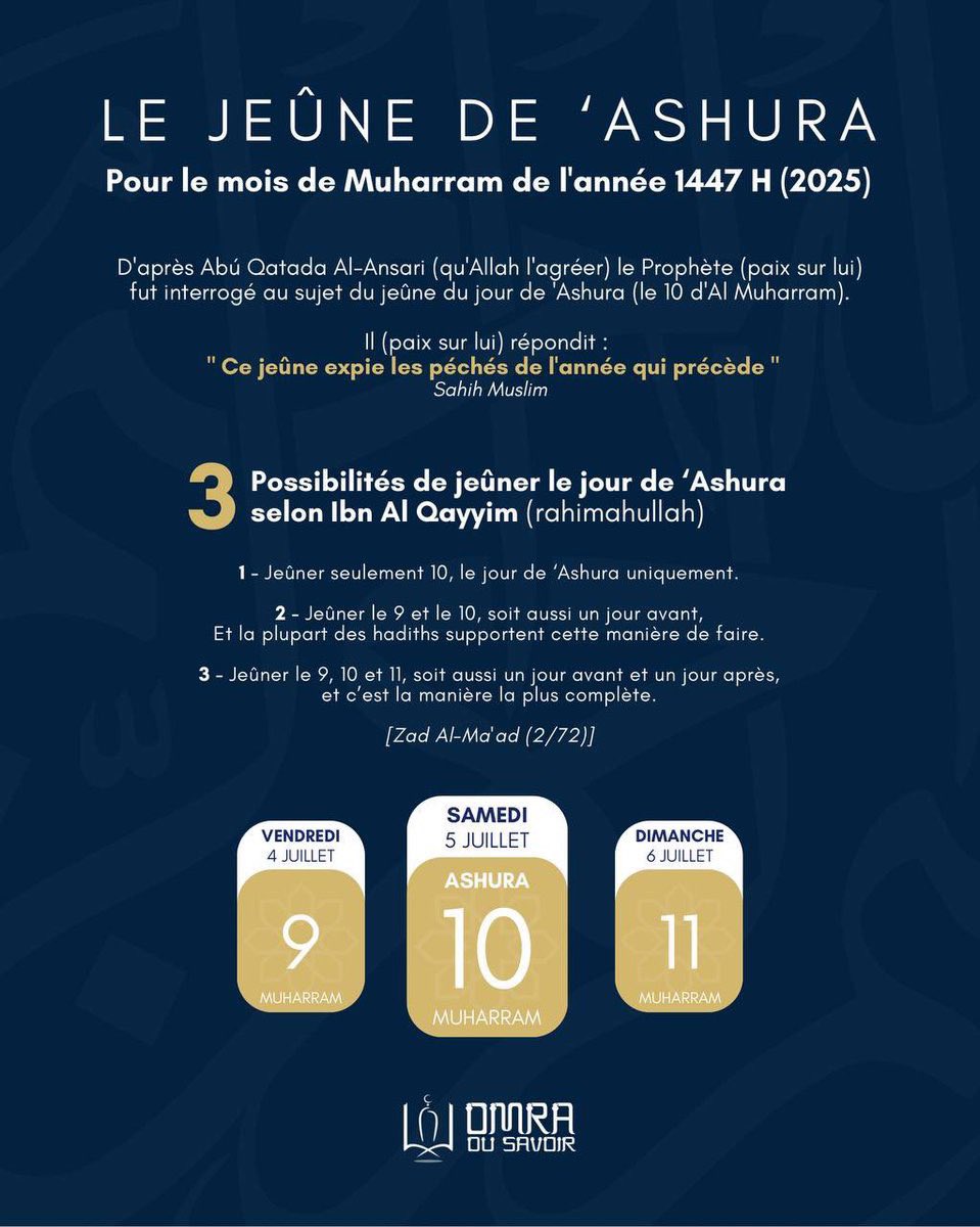 samet_800's tweet photo. N’oubliez pas le jeûne de ´achoura ! https://t.co/ocsxuDsDU1