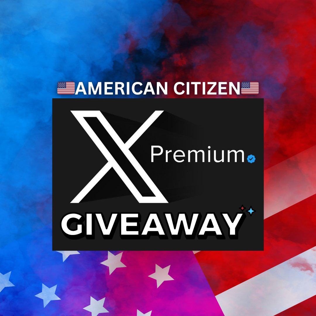American Citizen 🇺🇸 (@realtalkstruth) on Twitter photo 🎁 X Premium Giveaway! 🎁
Want to win? Here’s how to enter:
1️⃣ Follow <a href="/Steve_A_Reno/">SteveAreno</a>
2️⃣ Like & Repost this post
3️⃣ Tag 2 friends in the comments
🏆 Winner will be announced Friday night.
📸 I’ll post screenshot as proof of the winner.
Interested in partnering for a future 🎁 X Premium Giveaway! 🎁
Want to win? Here’s how to enter:
1️⃣ Follow <a href="/Steve_A_Reno/">SteveAreno</a>
2️⃣ Like & Repost this post
3️⃣ Tag 2 friends in the comments
🏆 Winner will be announced Friday night.
📸 I’ll post screenshot as proof of the winner.
Interested in partnering for a future