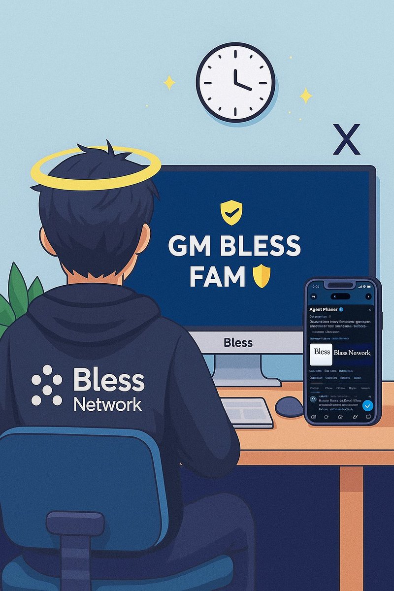 khan_ahad78429's tweet photo. Good morning #blessnetwork fam
Wake up
Brush my teeth 
Running node
Yapping about bless
Engaging with friends 
Earn lean and win
#BlessNetwork #KaitoYapping #LearnAndEarn #Web3Journey #KeepEngaging #CryptoRewards #TryAndLearn #KaitoPoints #EarnWithBless #YapToEarn #BlessCommunity https://t.co/TYavaZV0Vv