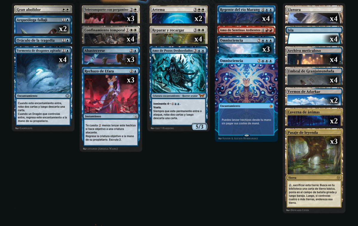 NaroSniper's tweet photo. Platino easy postbans con Azorius Omniscience. Sigue estando roto el deck.
Lástima que rota en 1 mes y sin los temporary hay decks que te comen.
#standard #mtg #magicarena #mtgarena #postbans #azorius #omniscience https://t.co/523CTxExGV
