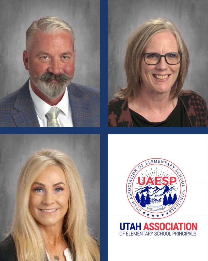 Three Davis School District leaders were honored by UAESP:

• Cameron Forbush, principal, received the President’s Award
• Marjorie Conrad, principal, was named Mentor Principal of the Year
• Traci Robbins, elementary director, received Supervisor of the Year