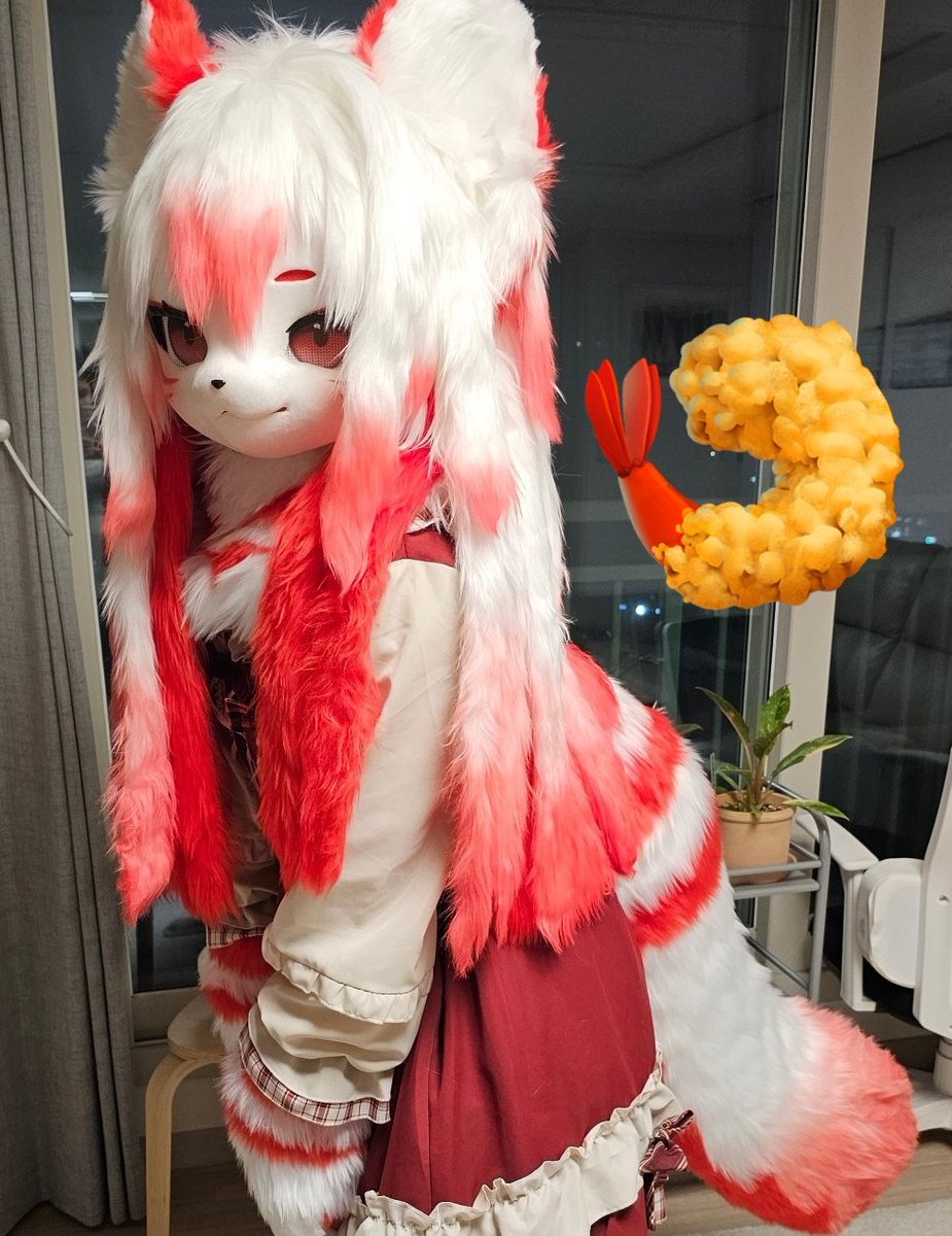 난... 메아리의 새우튀김 꼬리가 너무 좋아!