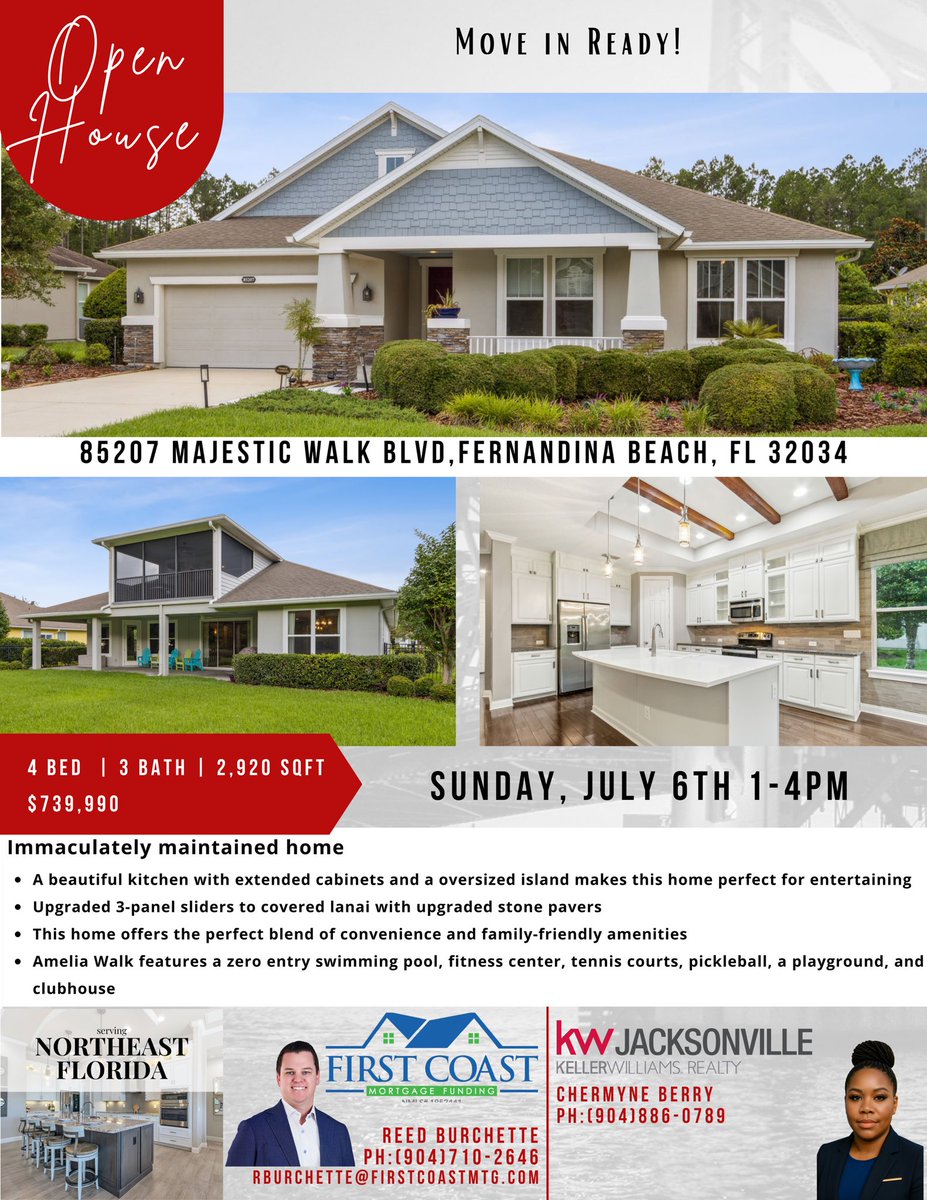 dinayalexander's tweet photo. #Florida #OpenHouse #fernandinabeach #realtor #RealtorLife https://t.co/dDqdaQxbXb