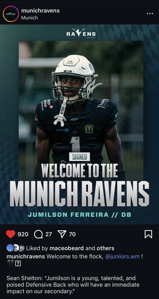 Gil Gonzalez (@gilgiii) on Twitter photo Congratulations to Jumlison Ferreira on signing with the Munich Ravens. Northland Christian class of 2023.
<a href="/Juniorwm9/">Jumilson Ferreira</a>
<a href="/ncs_athletes/">ncs.athletes</a>
<a href="/Coach_EA31/">Eric Allen</a>
<a href="/j_mal06/">Coach Jamal Allen</a>
<a href="/TappsFootball/">TAPPS Football</a>
<a href="/TXPrivateFBGuy/">Texas Private School Football</a>
#stillonamission! Congratulations to Jumlison Ferreira on signing with the Munich Ravens. Northland Christian class of 2023.
<a href="/Juniorwm9/">Jumilson Ferreira</a>
<a href="/ncs_athletes/">ncs.athletes</a>
<a href="/Coach_EA31/">Eric Allen</a>
<a href="/j_mal06/">Coach Jamal Allen</a>
<a href="/TappsFootball/">TAPPS Football</a>
<a href="/TXPrivateFBGuy/">Texas Private School Football</a>
#stillonamission!