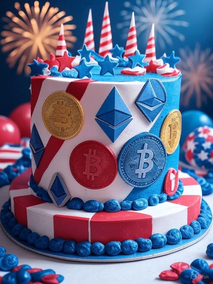 Happy 4th of July, degens. 🇺🇸🎆
May your bags pump harder than the fireworks tonight.
Freedom, volatility, and vibes only. 💥📈

#4thofJuly #IndependenceDay #America #USA #UnitedStates #Freedom #Crypto