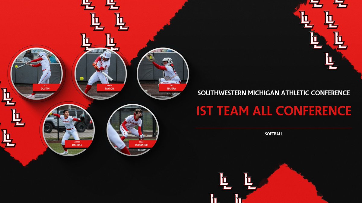 Congratulations to the Lancers named 1st team all conference softball