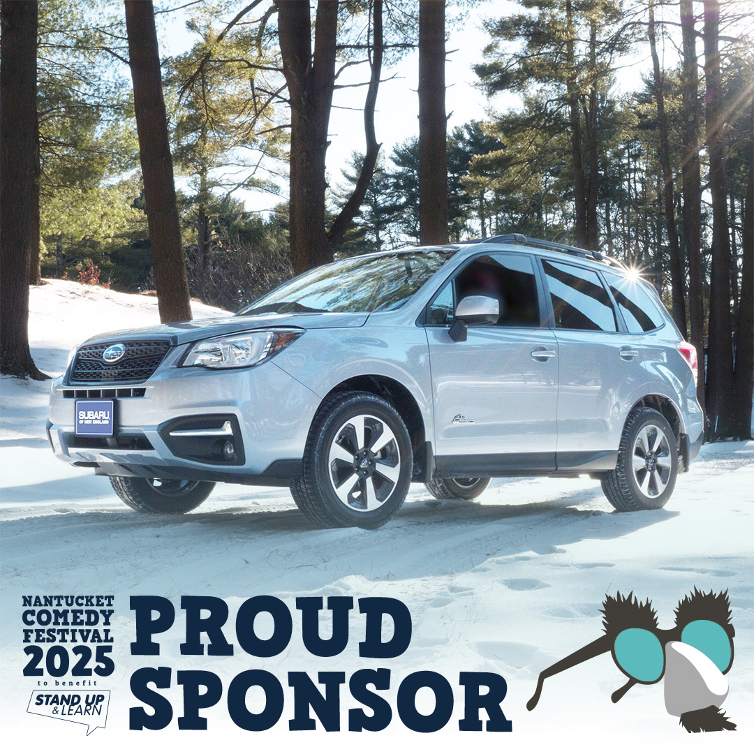 nantucketcomedy's tweet photo. @SubaruOfNewEng keeps us moving from the road to the stage 🚗

Thanks for your continued support! https://t.co/aieelTcw3z