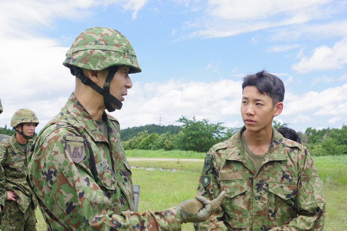 東部方面隊 最先任上級曹長及び #第12旅団 最先任上級曹長が #第30