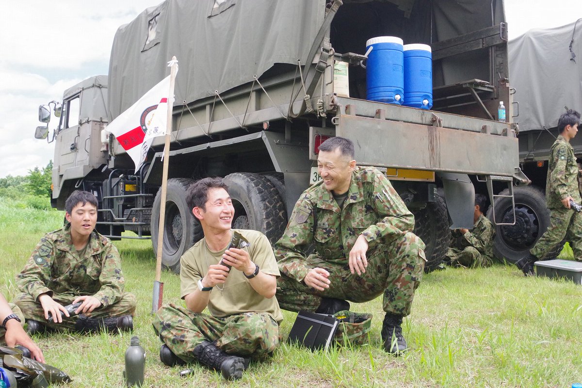 東部方面隊 最先任上級曹長及び #第12旅団 最先任上級曹長が #第30