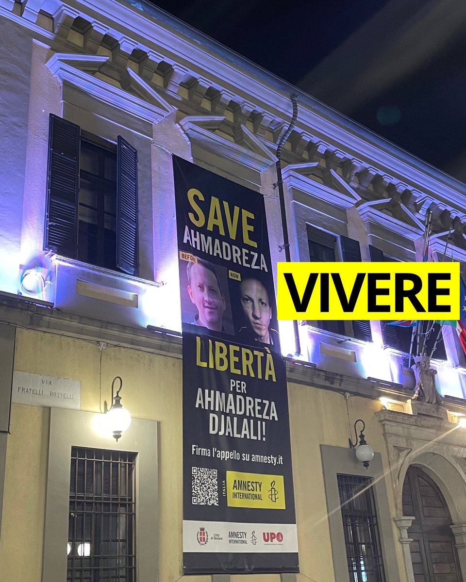Ahmadreza Djalali è stato trasferito dal carcere di Evin a un altro luogo al momento ignoto.
Chiediamo di fermare immediatamente qualsiasi programma di esecuzione, di annullare la sua condanna e la sentenza della pena di morte e di scarcerarlo immediatamente.
✍🏼Ahmad deve VIVERE!