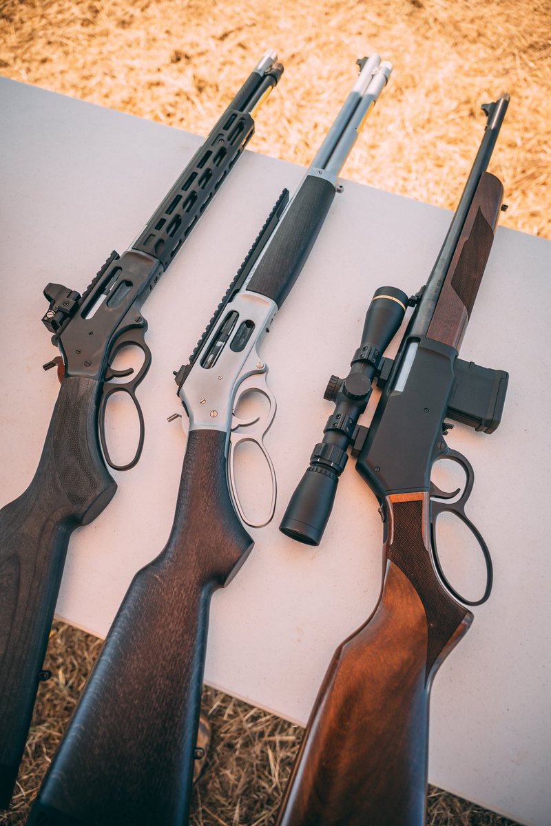 HenryRifles's tweet image. Three of our most capable rifles - which would earn a place in your kit? 💬
SPD HUSH .30-30, All-Weather .45-70, or Supreme .300 BLK?
#HenryUSA