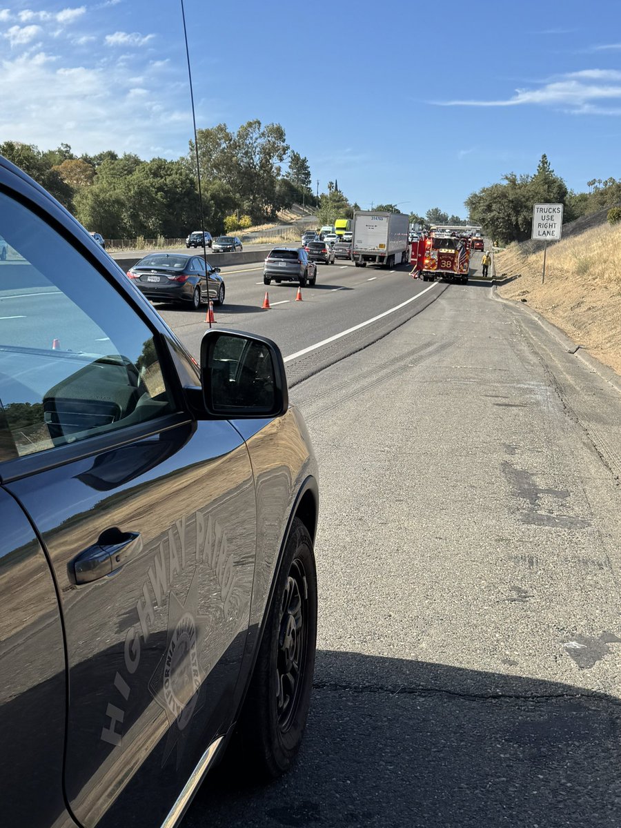 🚨TRAFFIC ADVISORY🚨East and Westbound I-80, West of Newcastle Rd. Crash and crash fire. One lane closed in each direction. Please use caution when driving through the area. Traffic is expected to be slow for a while.