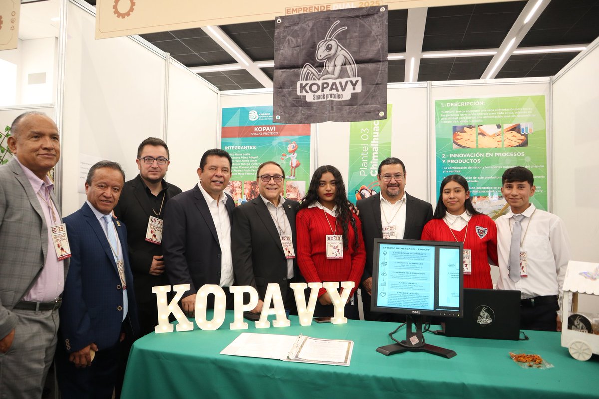 COBAEMex's tweet photo. 🎉 ¡Participamos en la Feria #EmprendeDual2025!
Un espacio increíble para compartir los proyectos de nuestra comunidad estudiantil.

💡 Innovación, talento y compromiso en cada idea. https://t.co/ipb0bFg33H