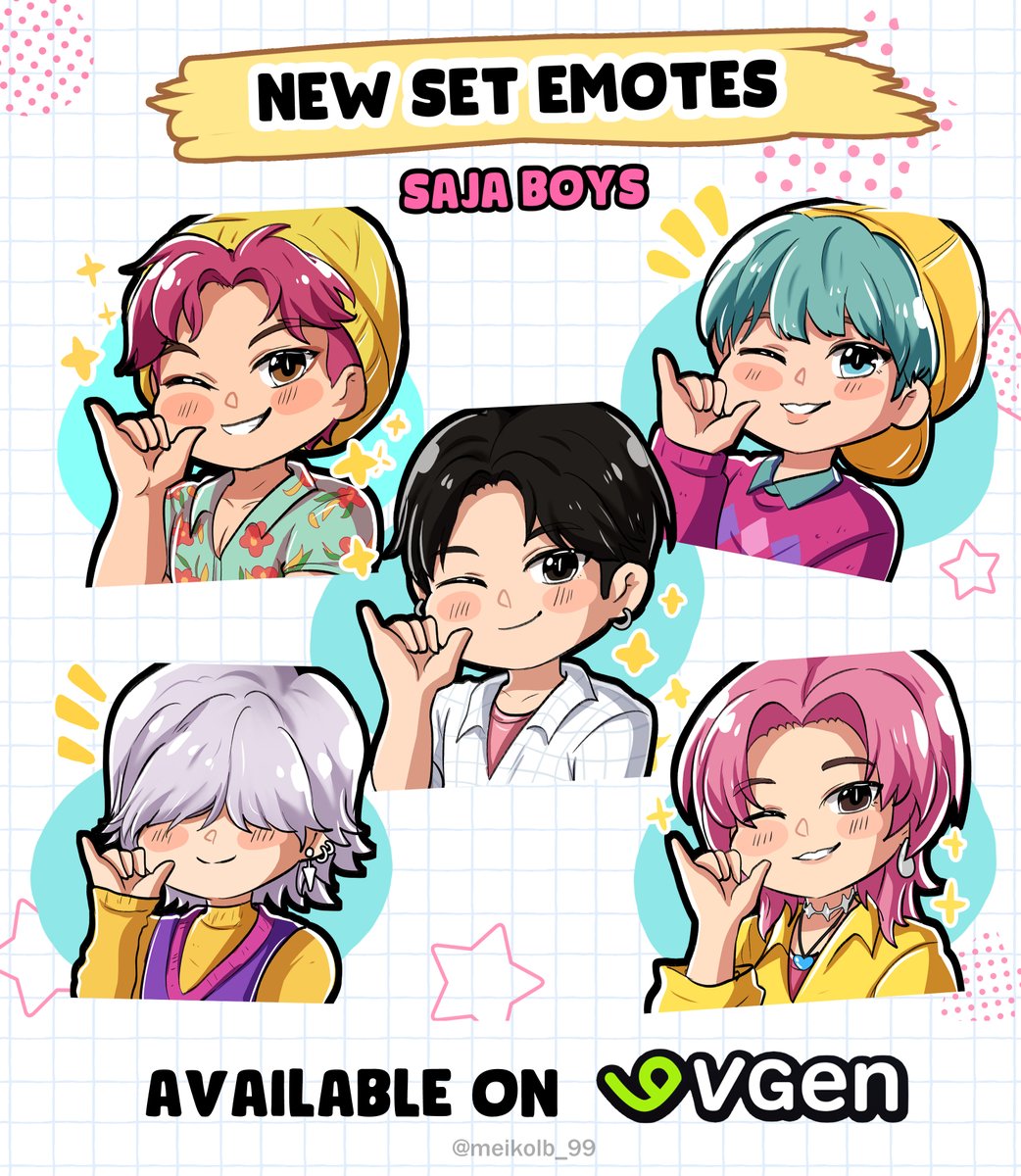 meikolb_99's tweet image. Saja Boys (Soda Pop) Emotes! 🫧🥤🥰
Available on my VGen Shop: vgen.co/meikolb99/prod…
#sajaboys #sajaboysfanart #KPOPDEMONHUNTERS #jinusaja #VGenShop