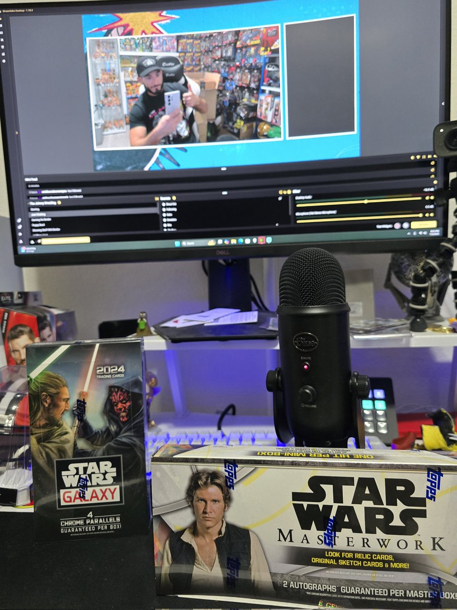 Gonna go live on <a href="/Twitch/">Twitch</a> RIGHT NOW for the first time in bit!

Q&amp;A and gonna rip some Star Wars cards, my friends at <a href="/Fanatics/">Fanatics</a> <a href="/Topps/">Topps</a> sent along!

Twitch.tv/TheJohnnyWrest…