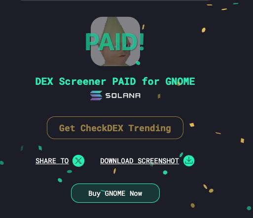 gnome_trader's tweet photo. DEX PAID https://t.co/ldszYS7KRv