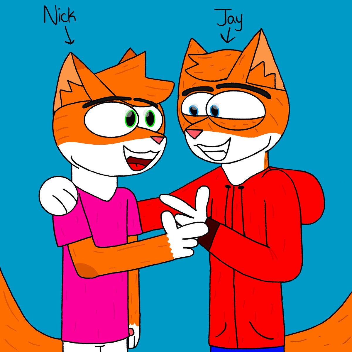 GuestyIsAWeirdo's tweet image. my new comic! im calling it “Mexi-Cats”, because they’re cats, and Mexican. They’re also best friends/cousins. I will be making comics with them! :D #furry #comics #originalcharacter