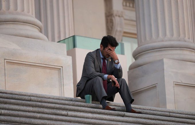Donald J Trump and the Republicans just saved America.
A California Democrat sits Crying 😭 on the Capitol steps .
Why .
Without the 30 million illegals aliens , The Democrat Party is finished.

Praise God 🙏🇺🇸 
Happy July 4th 🎉