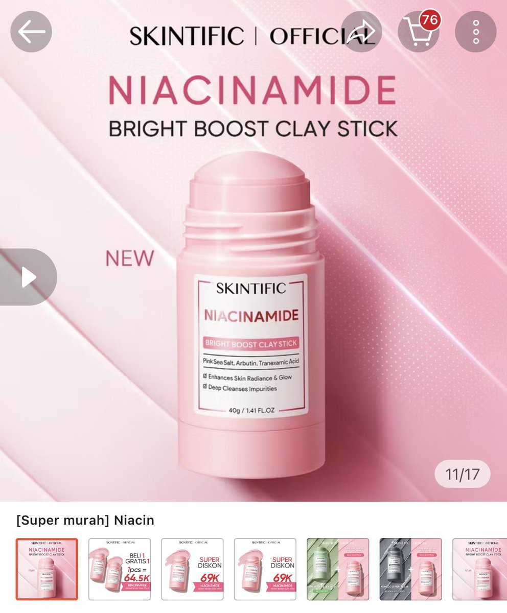 saturdaydrib's tweet photo. wts preloved

- skintific niacinamide clay stick mask isi 80% (40k)

dom jaksel https://t.co/E1JRR41zgw