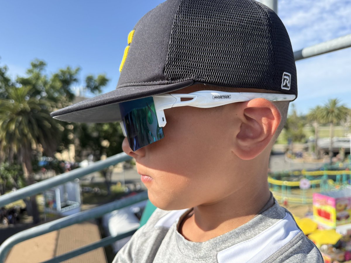 Shout out to <a href="/WhoseTrade/">WhoseTrade</a> for my son’s favorite sunglasses 🔥 #swag