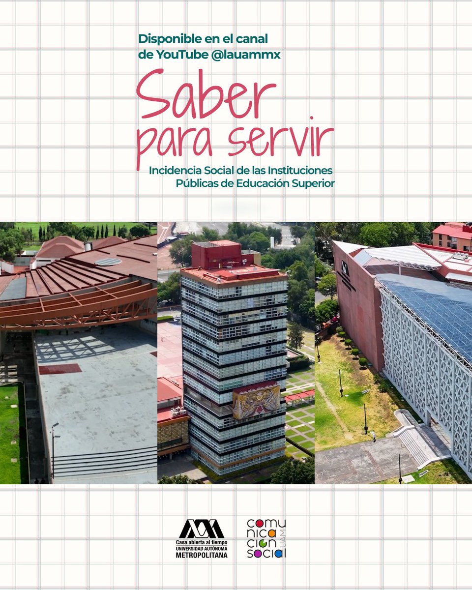 Nos aventamos el documental “Saber para servir: Incidencia Social de las Instituciones Públicas de Educación Superior”. Próximamente haremos la gira de presentaciones.
Muchas gracias a quienes nos regalaron su testimonio:
- Dr. José Antonio De los Reyes, Rector General de