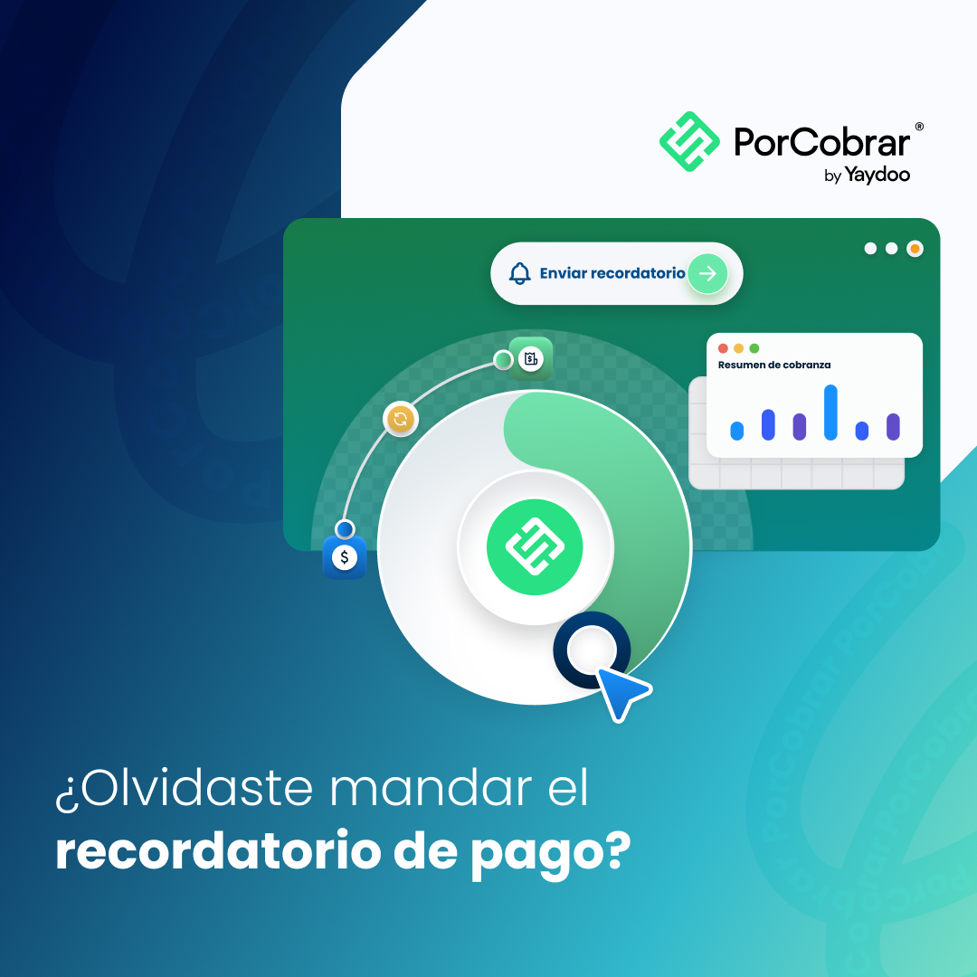 No eres la única persona.
Mandarlos uno a uno no solo consume tiempo… también hace que se te pasen pagos importantes.
Con PorCobrar, activas recordatorios automáticos. Cada mensaje llega a tiempo, sin que tú tengas que estar detrás.

Descubre cómo en hubs.li/Q03vSYq30