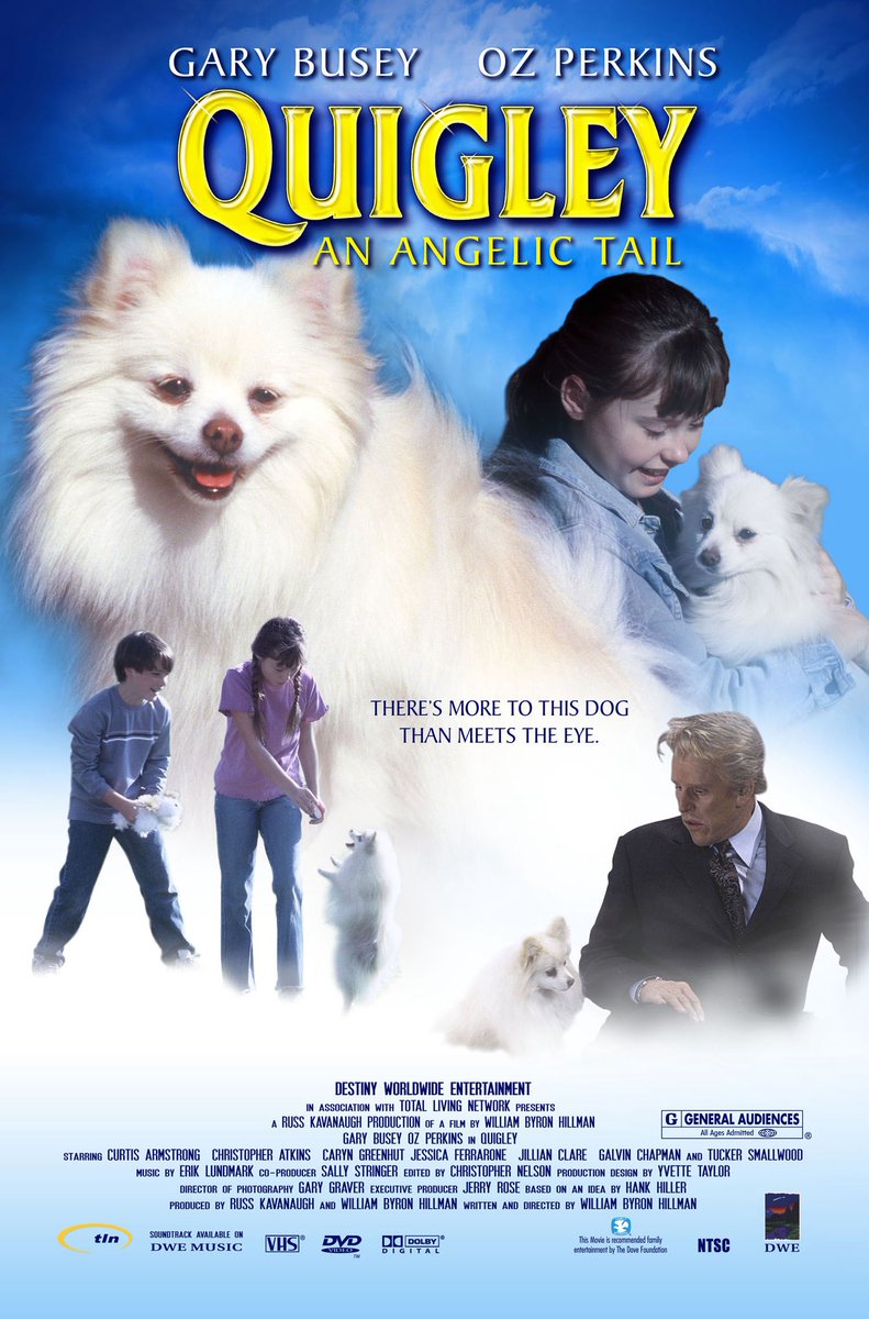 “What do you mean they’re sending me back as a DOG?” QUIGLEY, starring GARY BUSY &amp; OZ PERKINS, now FREE <a href="/Tubi/">Tubi</a> TV, FAWESOME TV, YouTube, Dove Channel, Amazon, Shoreline, Blue Sky, Future Today, Hoopla, Butace, Nuestra, EncourageTV, Xomo, Little Dot, Cinedigm