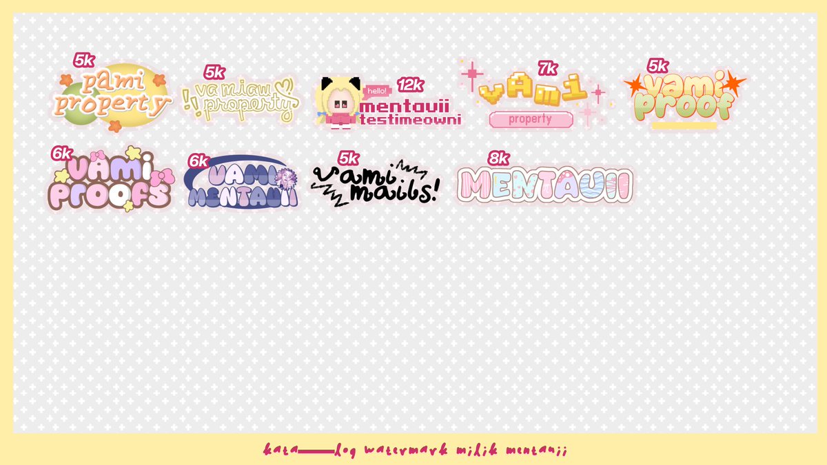 mentauii's tweet image. open yaa
wm commission range 5k—25k
custom start 15k !

jasa edit watermark fancam sticker testi proof mails #zonauang