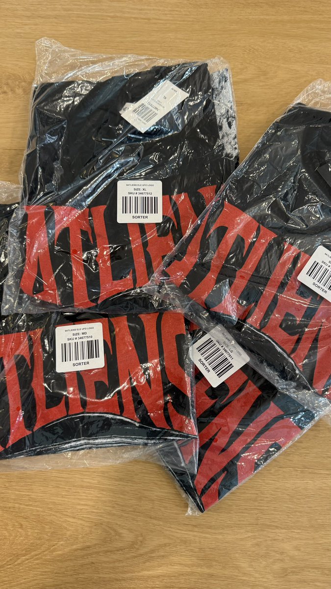 ATLiensOfficial's tweet image. Well guys.. a childhood dream of ours has come true. OUR MERCH IS NOW AVAILABLE AT HOT TOPIC