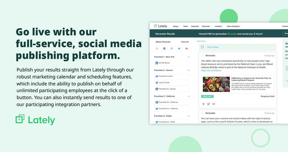 Lately | Marketers, we've got your back! (@latelyai) on Twitter photo With <a href="/LatelyAI/">Lately | Marketers, we've got your back!</a>, employee advocacy has NEVER been easier. It's all done in one platform, with a few simple clicks. That means a HECK of a lot more eyeballs on your #content with a FRACTION of the work (and begging). DO NOT miss out bit.ly/3vfasJL #GenAI With <a href="/LatelyAI/">Lately | Marketers, we've got your back!</a>, employee advocacy has NEVER been easier. It's all done in one platform, with a few simple clicks. That means a HECK of a lot more eyeballs on your #content with a FRACTION of the work (and begging). DO NOT miss out bit.ly/3vfasJL #GenAI
