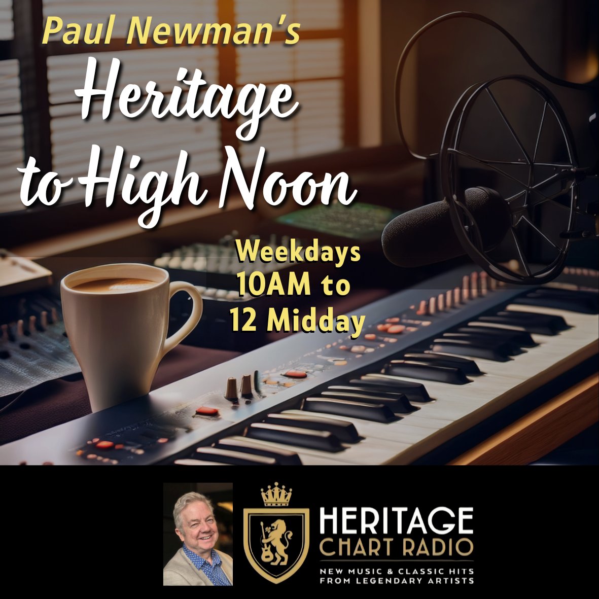 Your Soul Provider (@dj_paulnewman) on Twitter photo FRIDAY 10 - 12 midday, Paul Newman's 'Heritage To High Noon', playing your choice of "Coffee Break" #chillout at 10.45, plenty of classics and <a href="/HeritageChart/">TheHeritageChart</a> #newreleases, plus those #weekendanthems
Listen: heritagechart.co.uk/listen-live-mo…
<a href="/SeanUsherRadio/">Sean Usher 🎧</a> <a href="/MikeReadUK/">Mike Read</a> <a href="/LeominsterCarp1/">Leominster Carpet & Upholstery Cleaning</a> FRIDAY 10 - 12 midday, Paul Newman's 'Heritage To High Noon', playing your choice of "Coffee Break" #chillout at 10.45, plenty of classics and <a href="/HeritageChart/">TheHeritageChart</a> #newreleases, plus those #weekendanthems
Listen: heritagechart.co.uk/listen-live-mo…
<a href="/SeanUsherRadio/">Sean Usher 🎧</a> <a href="/MikeReadUK/">Mike Read</a> <a href="/LeominsterCarp1/">Leominster Carpet & Upholstery Cleaning</a>