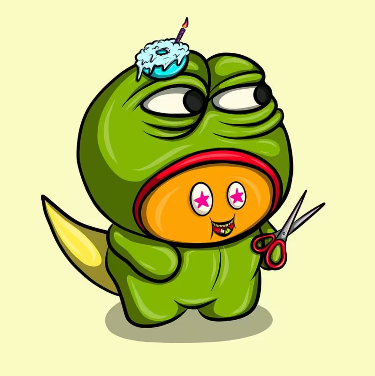 CryptoC0wboy's tweet image. Pulled a Pepe Suit 
nice work @cakenygard