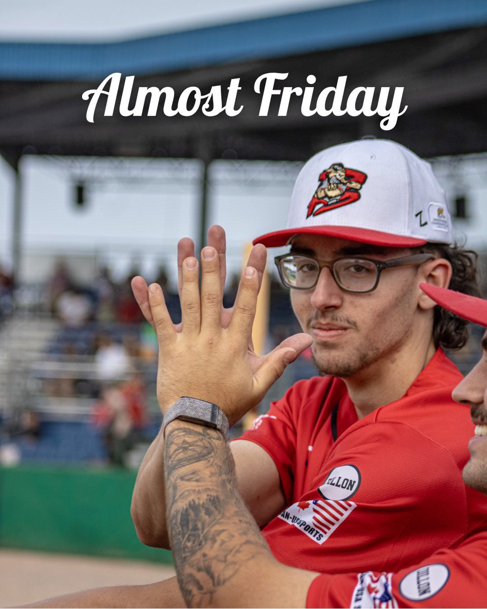 BataviaMuckdogs's tweet photo. ALMOST FRIDAY!!!!

and.....We have a GAME TONIGHT!!
with FIREWORKS POST GAME🎆🎇
vs. Niagara Falls Americans at 6:30pm @ Dwyer Stadium

Call (585) 524-2260 to get your tickets!!

#fireworks #muckdogs #baseball #godogs #dogs #ncaa #collegesports #studentathlete https://t.co/0dQPgWWyeD