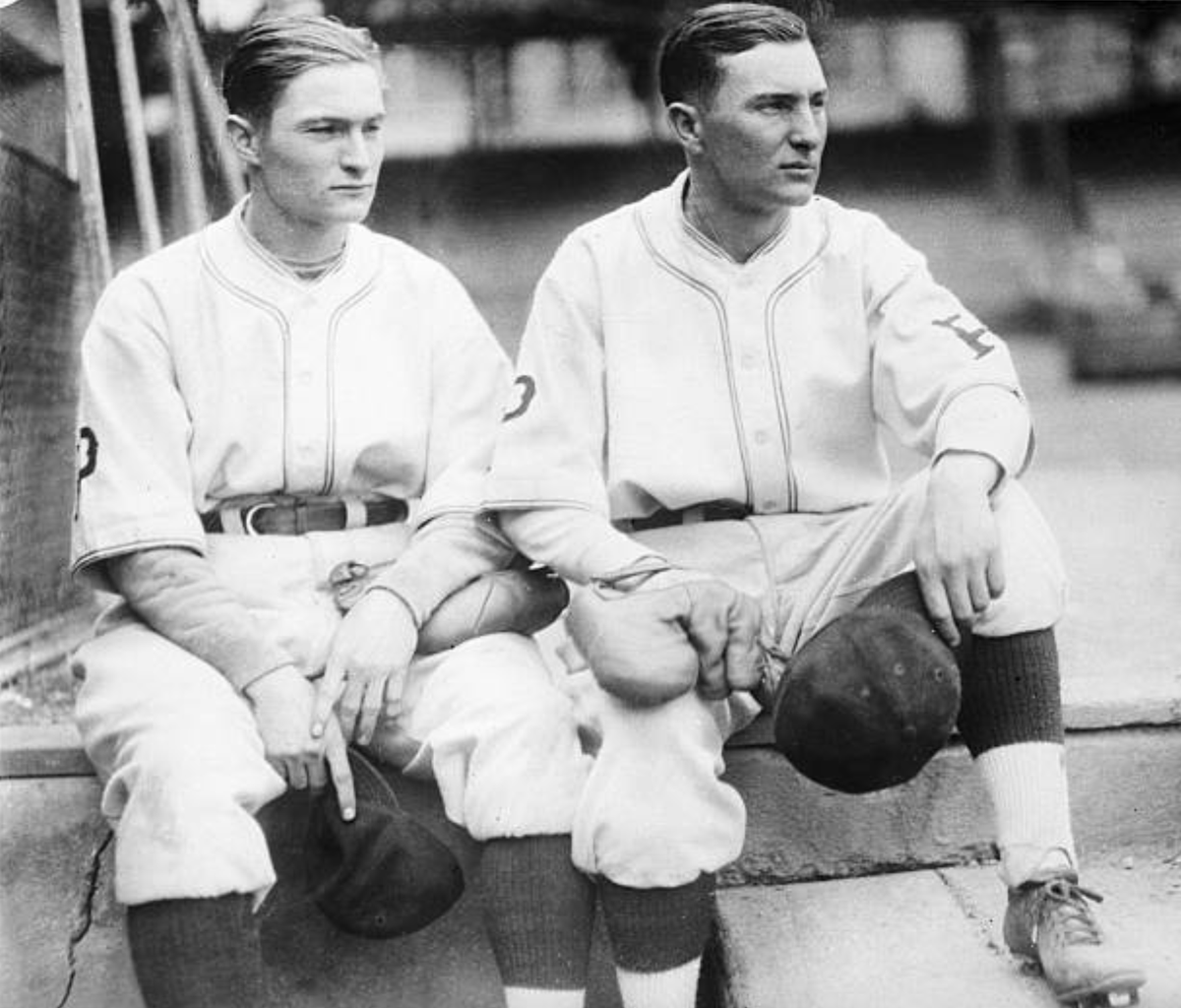Lloyd Waner and Paul Waner at Forbes Field, 1927