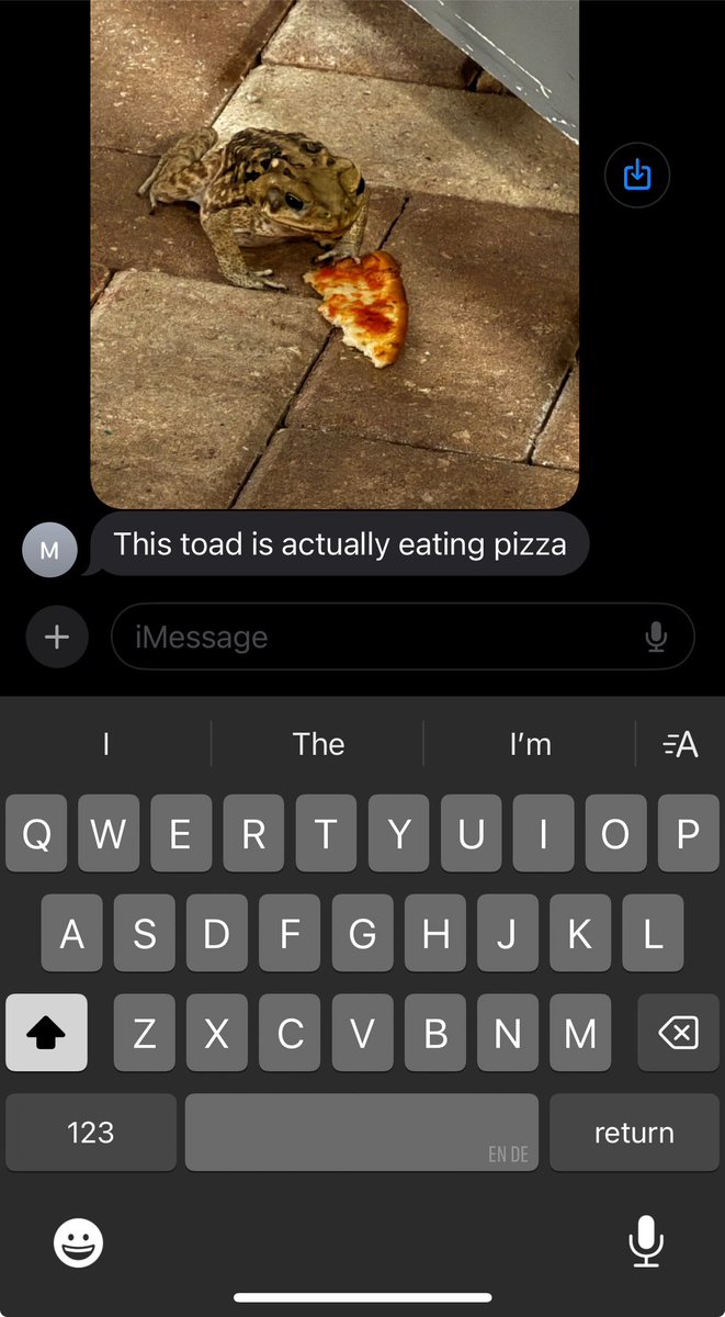 My mom carrying the family group chat on her back.