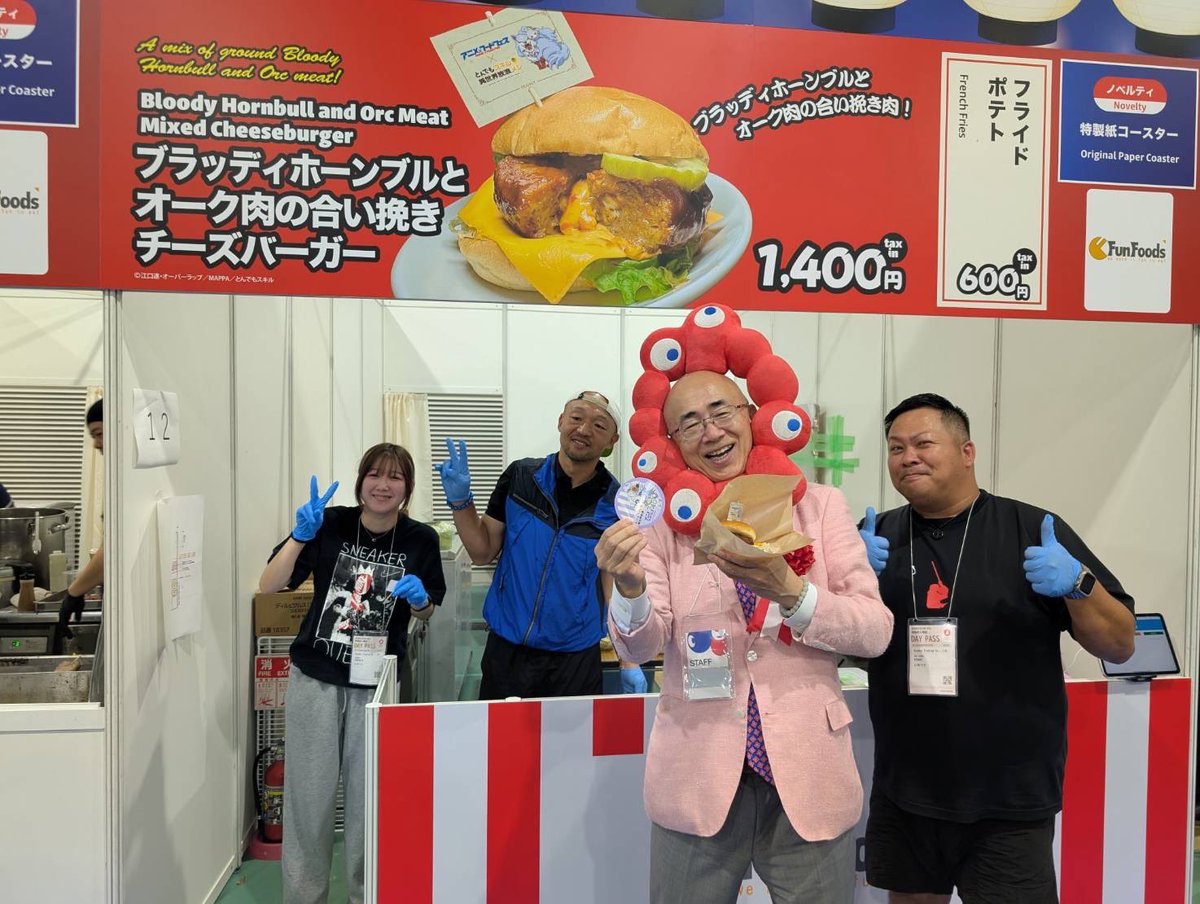 2025大阪関西万博アニメフードフェスに参加。日本が世界に誇れるアニメ