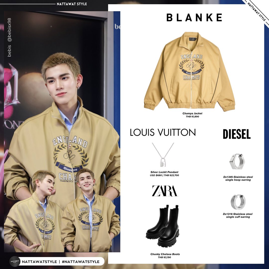 NattawatStyle's tweet photo. [ 3 July 2025 ]

˗ 𝗡𝗔𝗧𝗧𝗔𝗪𝗔𝗧’𝘀 𝗦𝘁𝘆𝗹𝗲 | #NattawatStyle 

#LouisVuitton 
#Zara 
#Diesel
#blake #blankespace #blakespacebkk
────────
˗ @tawattannn ˗
#Fourthnattawat #โฟร์ทณัฐวรรธน์
GEMINI FOURTH AWAKE PRESS TOUR
#GFAWAKEConcert https://t.co/O5ovvIXS8i