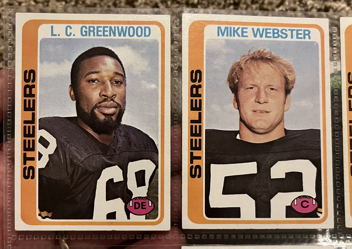 Two underrated Steelers. Both belong in the <a href="/ProFootballHOF/">Pro Football Hall of Fame</a> <a href="/PFHOFAmbassador/">Pro Football Hall of Fame Ambassador</a> <a href="/SteelCurtainRis/">Steel Curtain Rising</a> <a href="/304Collector/">The Pittsburgh Steelers Rookie Collection</a> <a href="/steelcitystar/">Steel City Star</a> <a href="/PittsburghSport/">Steelers Takeaways 🌗</a> <a href="/1947Steelers/">Revolution: The Pittsburgh Steelers 1969-1974</a> <a href="/DKPghSports/">DK Pittsburgh Sports</a> <a href="/KIllustrious/">Keith Illustrious</a> <a href="/TheStandard412/">The Standard</a>