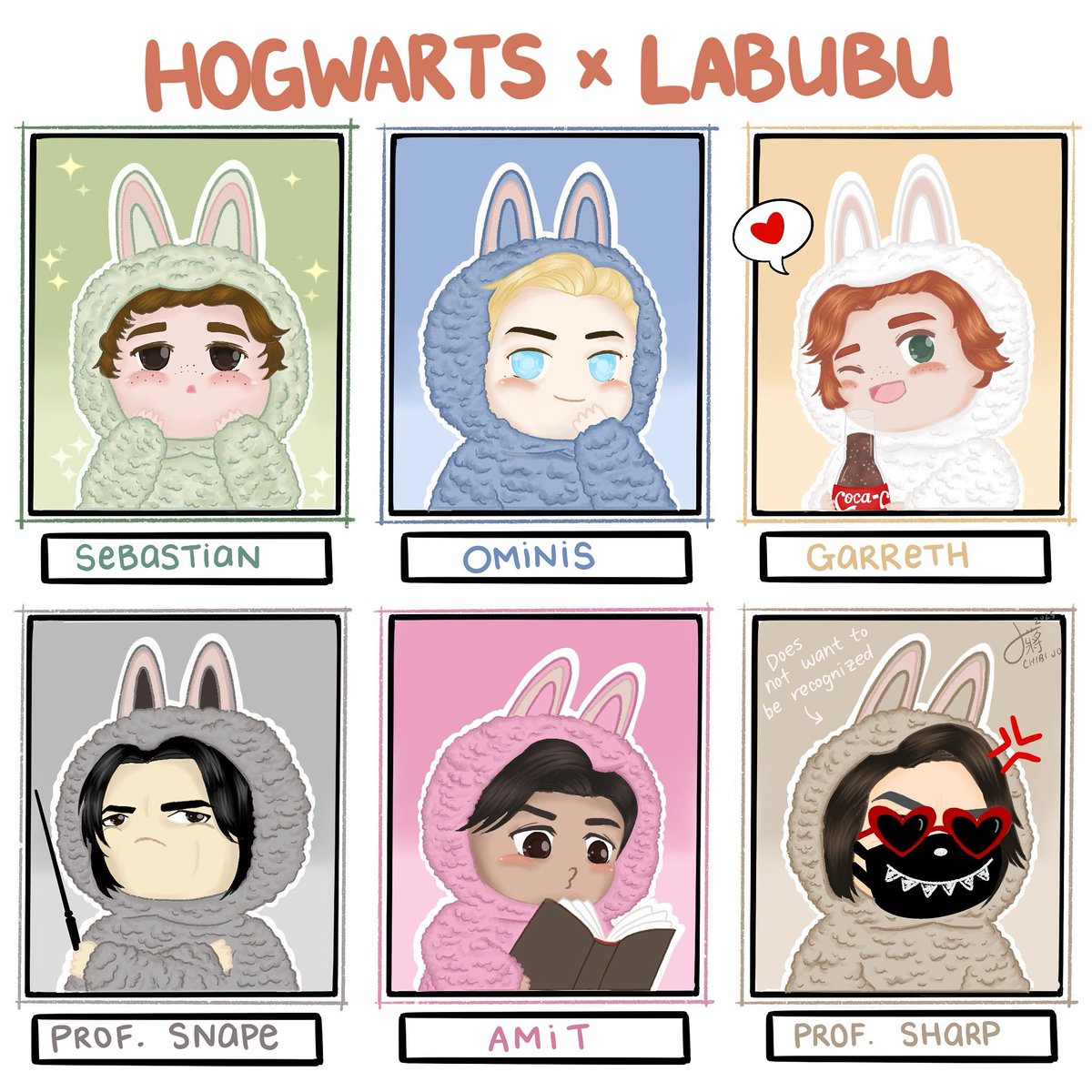 Hogwarts x Labubu because why not?  Feat. Snape. 

Also posted on my IG
