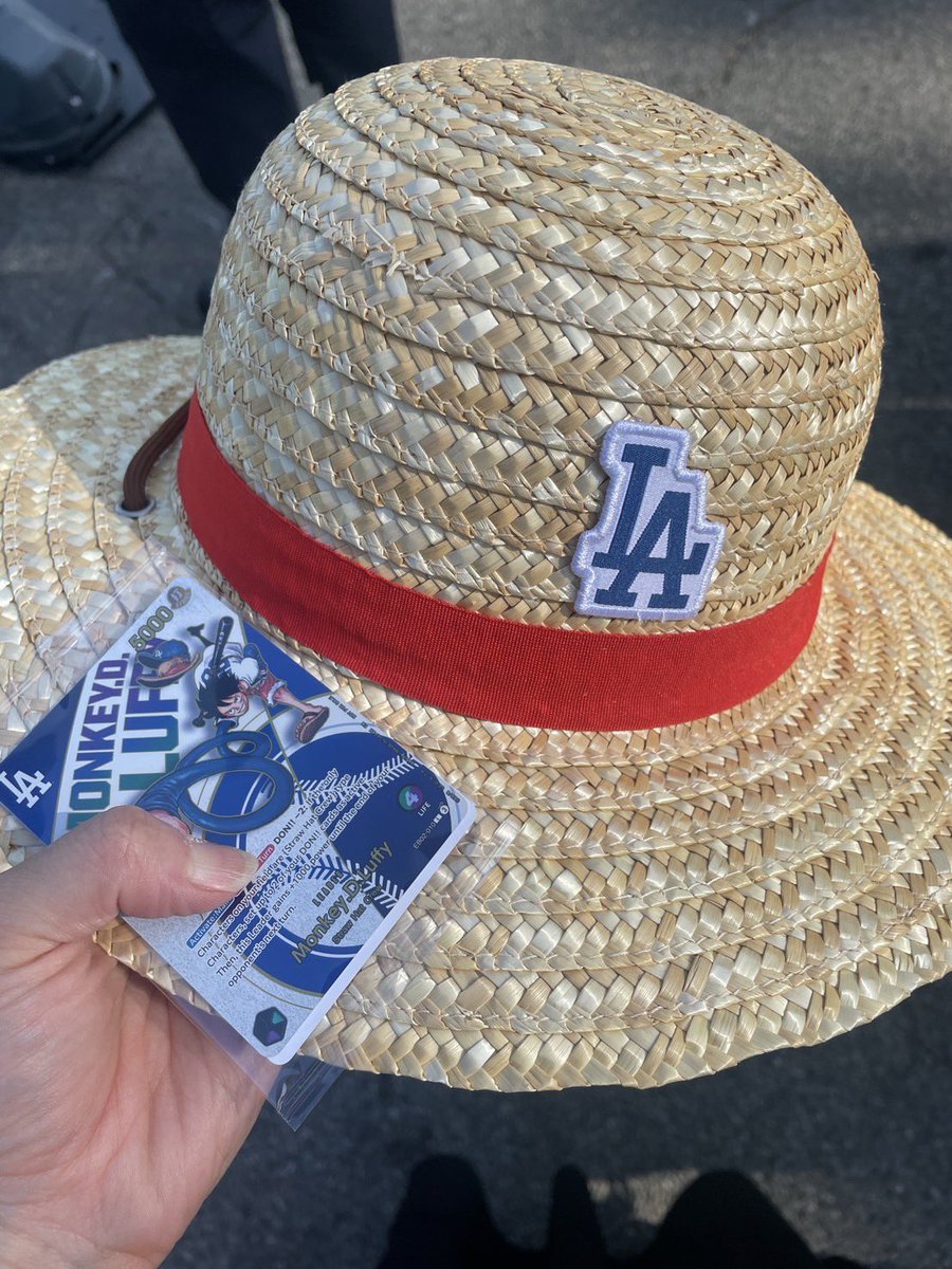 おはよう、これからドジャースとワンピースのコラボ、みんなに配られる