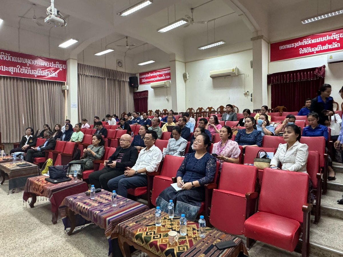 HEALenviron's tweet image. SE Asia Day 12 | University of Health Sciences Laos PDR & Natural Resource and Environment Research Institute (NRERI)
As part of the SE Asian projects, @HEALenviron had the opportunity to deepen collaborations & form a shared vision for healthier, climate-resilient communities