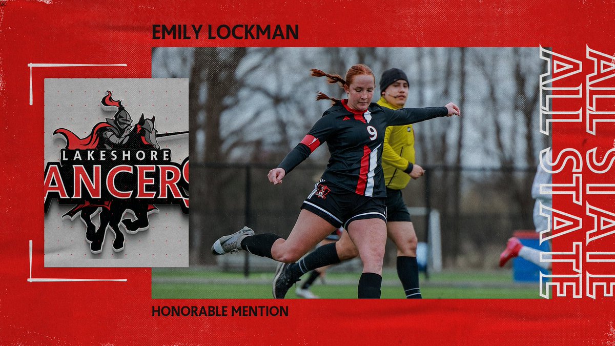 Congratulations to Emily Lockman on being named All State Honorable Mention!