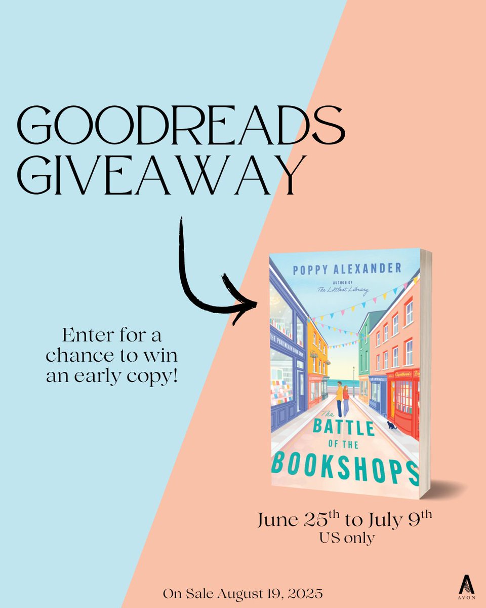 Enter for a chance to win an early copy of the bookish romance of summer! Competing seaside bookshops, enemies-to-lovers, You've Got Mail vibes... need we say more?! 📚 

Enter here: goodreads.com/giveaway/show/…