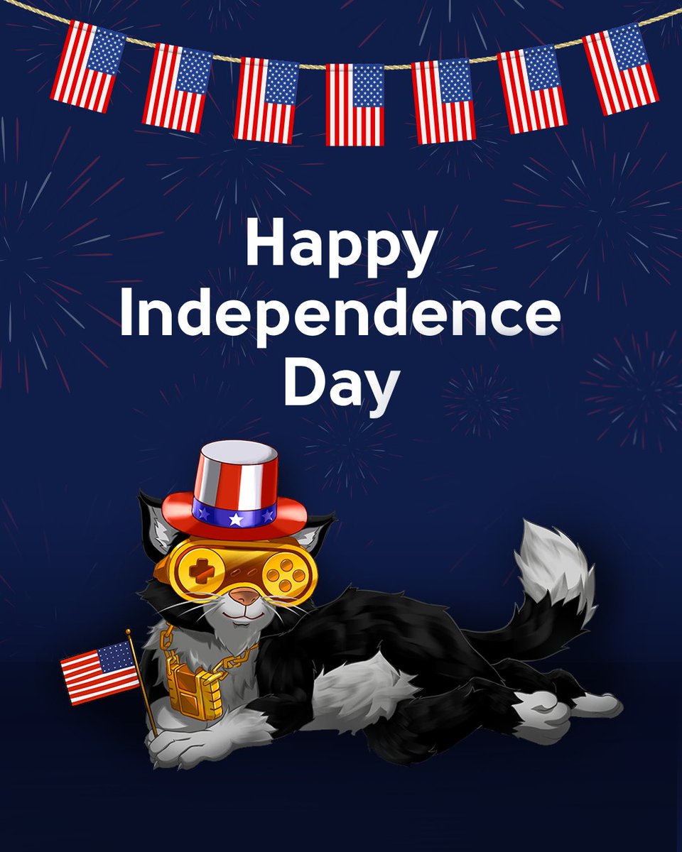 Today’s quest: Play games. Eat snacks. Watch fireworks. Celebrate freedom.

Stay safe, loud, and retro this Independence Day! 💜