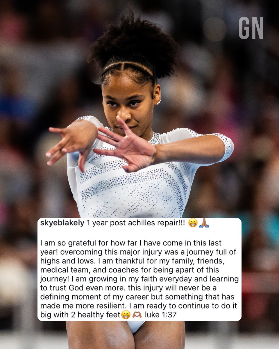 One year later, Skye Blakely is reflecting on the progress she’s made since having her Achilles repaired! 

“This injury will never be a defining moment of my career but something that has made me more resilient. I am ready to continue to do it big with two healthy feet.” 👏🏻🎉🐊